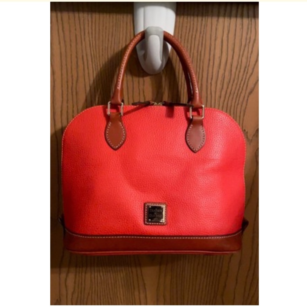 Dooney & Bourke Peeble Grain Zip Zip Satchel
